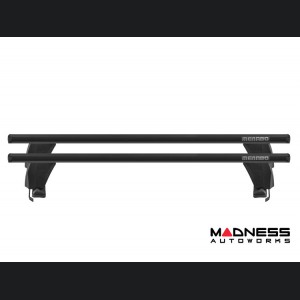 Alfa Romeo Stelvio Roof Rack Cross Bars - for models w/o factory roof rails - Black